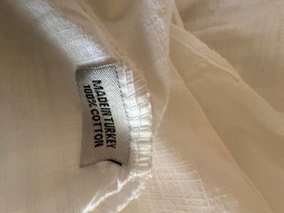 Blusa Ibicenca Blanca Talla Única