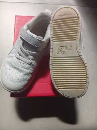 Zapatillas Puma Niña Talla 27 Blancas