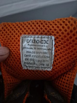Zapatos de seguridad Oriocx Talla 42