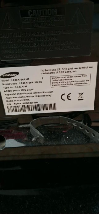 Televisor Samsung Negro