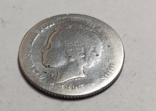 Moneda 1 Peseta Plata 1897 Alfonso XIII