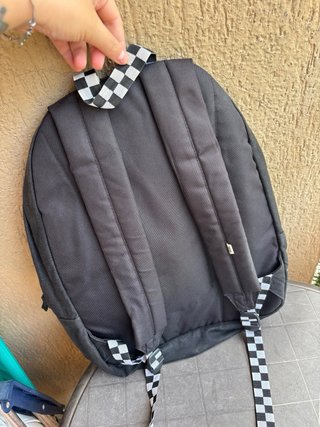 Mochila Vans Negra Checkerboard