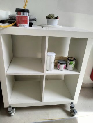 Estantería Blanca con Ruedas Ikea