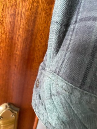 Sobrecamisa franela Pull&Bear cuadros verde