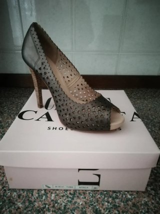 Scarpe con tacco aperte 39