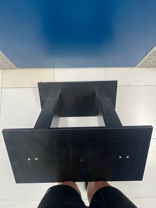 Mesa para acuario negra