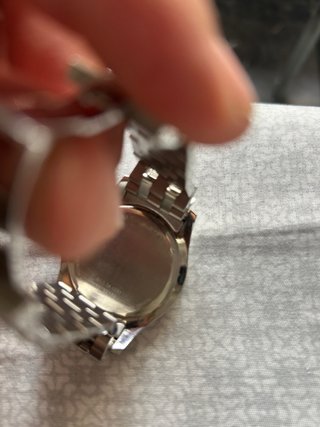 Reloj Movado Negro y Plateado
