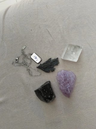 Colgante Tarot y Minerales