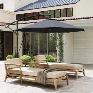 Parasol Excéntrico Jardín con Funda