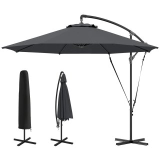 Parasol Excéntrico Jardín con Funda