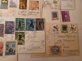 20 cartoline San Marino viaggiate con francobollo
