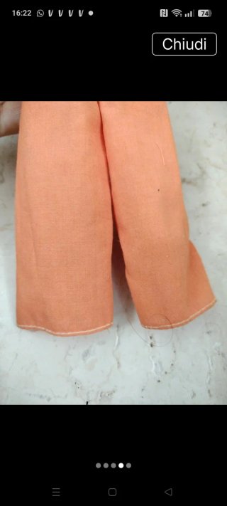 Tutina Barbie Vintage Arancione Anni '70