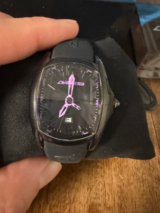 Orologio Chronotech Nero e Viola