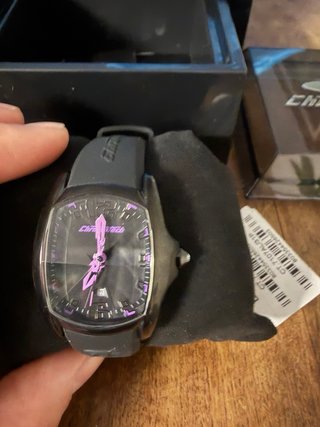 Orologio Chronotech Nero e Viola