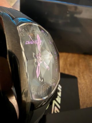 Orologio Chronotech Nero e Viola