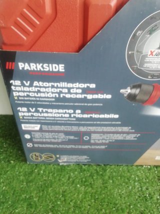 Taladro Atornillador Parkside 12V Percusión