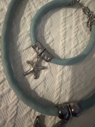 Conjunto Joyería Collar y Pulsera Estrella de Mar