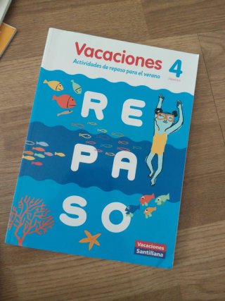 Vacaciones, 4 Primaria actividades de repaso pa...