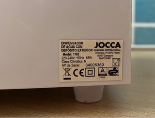 Dispensador de agua fria JOCCA