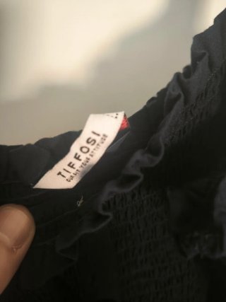 Vestido azul marino Tiffosi con tirantes