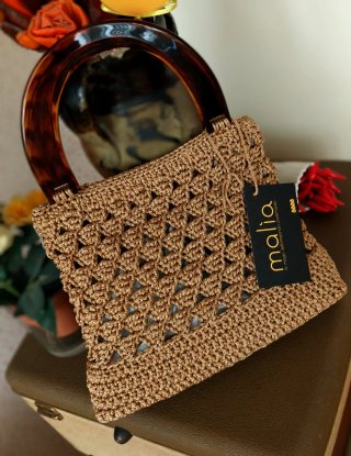 Borsa artigianale uncinetto fatta a mano