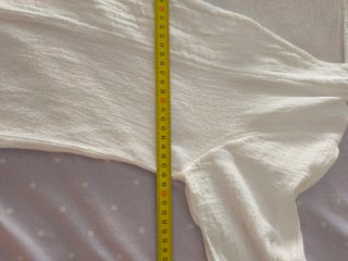 Chaqueta Ligera Cardigan Blanca Talla Única