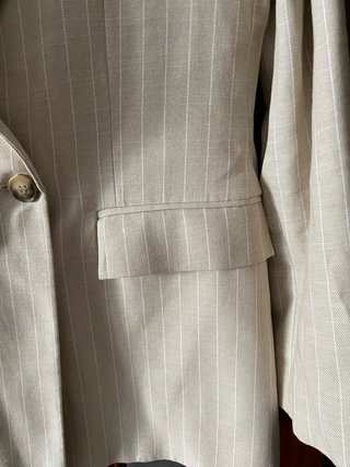Blazer Pull&Bear Raya Beige