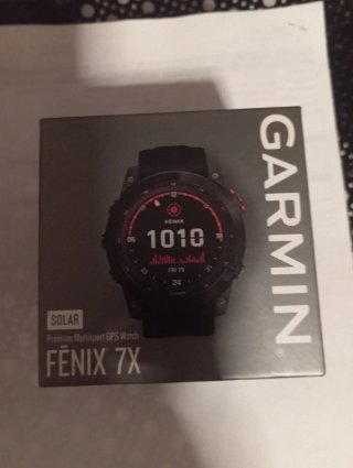 Reloj Garmin Fenix 7X Solar 55mm Negro y adaptador