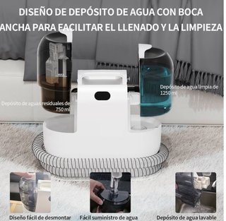 Aspiradora de agua para tapicerías