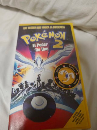 Film Pokémon 2 Il Potere di Uno VHS + Tazzina