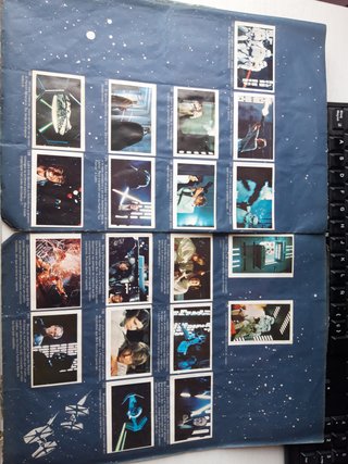 Álbum antiguo completo la guerra de las galaxias