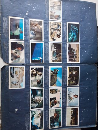 Álbum antiguo completo la guerra de las galaxias
