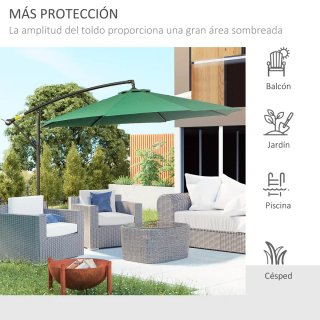 Sombrilla de Jardín Excéntrica Ø300x250 cm