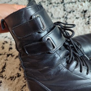 Stivali alti in pelle da donna taglia 38