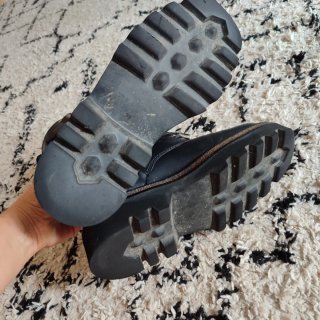 Stivali alti in pelle da donna taglia 38