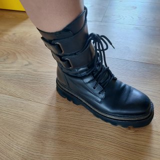 Stivali alti in pelle da donna taglia 38