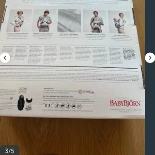 Mochila Portabebés BabyBjörn Gris