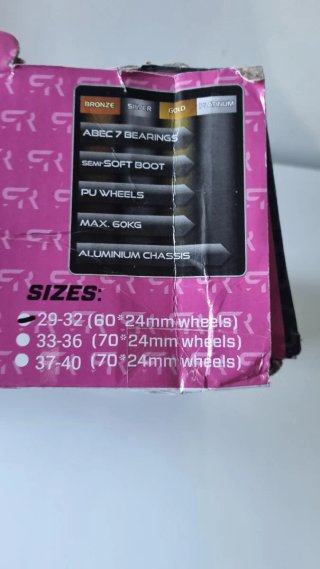 Pattini Street Rider regolabili rosa