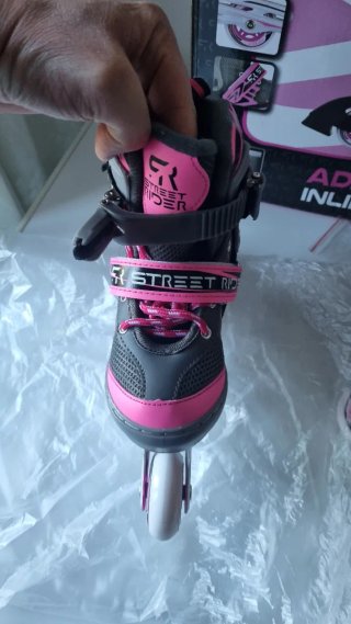 Pattini Street Rider regolabili rosa