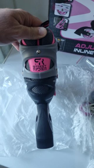 Pattini Street Rider regolabili rosa