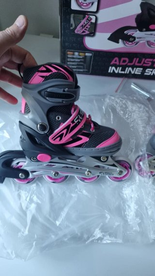 Pattini Street Rider regolabili rosa