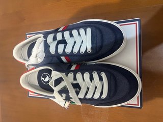 Zapatillas El Ganso Azul y Rojo