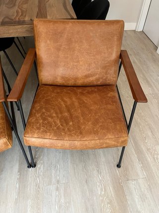 Pareja Sillones Piel Marrón Maisons du Monde