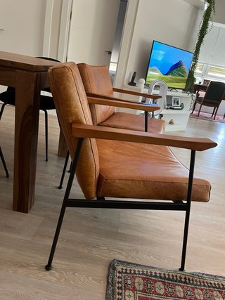 Pareja Sillones Piel Marrón Maisons du Monde