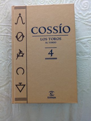 Libro tomo 4 enciclopedia toreo Cossío