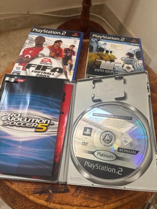 Lote 3 Giochi PS2: FIFA 2005, PES 5, Esto es Futbol