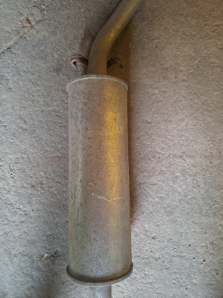 Opel Kadett E 1.3 1.6 silenciador intermedio
