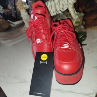 Zapatillas Buffalo Plataforma Rojas