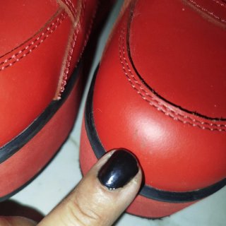 Zapatillas Buffalo Plataforma Rojas