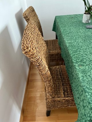2 Sillas de Ratan Comedor